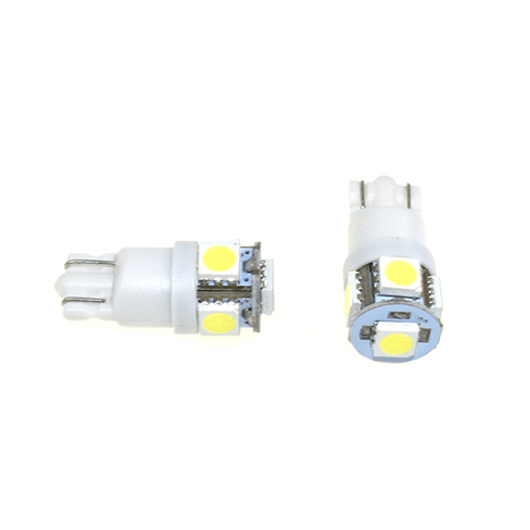 T10 5SMD 5050 LED BULBS WHITE