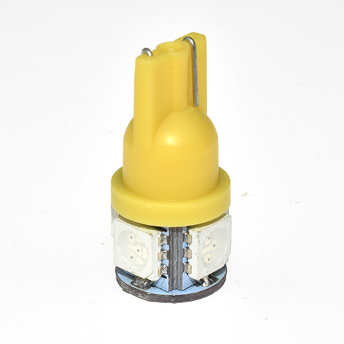 T10 LED Bulbs Amber Yellow