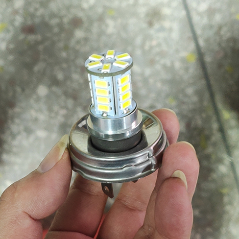 P45T Motorbike LED Headlight 6V AC Non-polarity