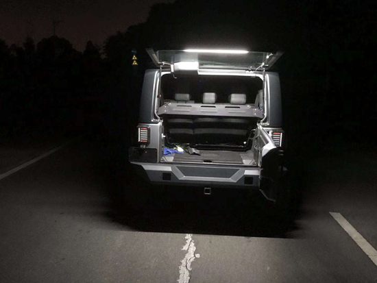 Wrangler LED Rear Glass Light Bar
