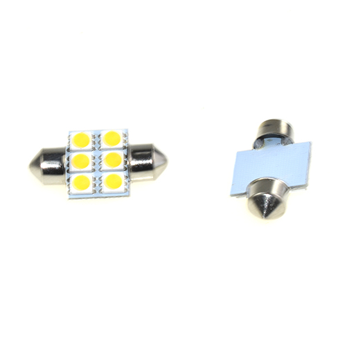 28MM 6SMD 5050 LED BULBS AMBER