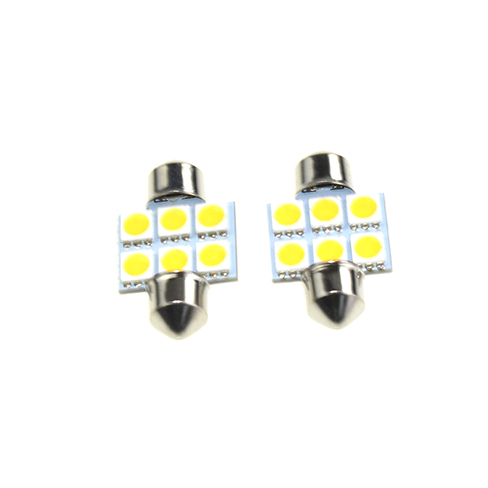 28MM 6SMD 5050 LED BULBS AMBER