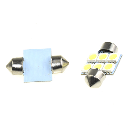 FESTOON 6SMD 5050 LED BULBS WHITE