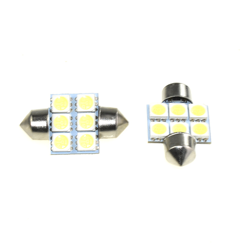 FESTOON 6SMD 5050 LED BULBS WHITE